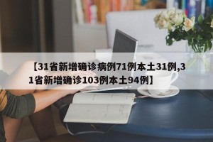【31省新增确诊病例71例本土31例,31省新增确诊103例本土94例】