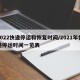 2022快递停运和恢复时间/2021年快递停运时间一览表